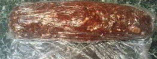 пирожное колбаска из печенья. Шаг 3