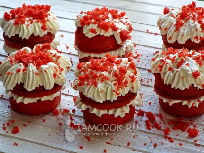 Рецепт пирожного красный бархат