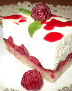 Пирожное Малина на снегу