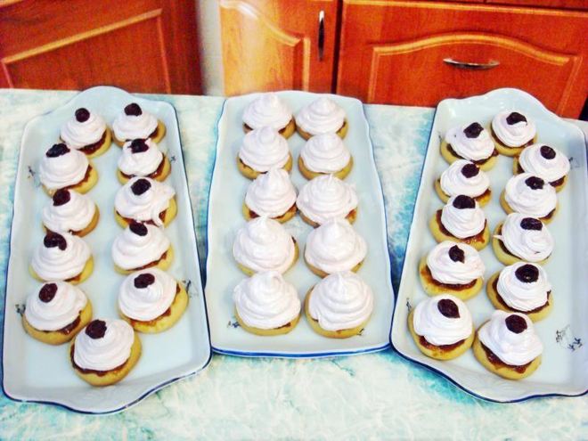 Рецепт пирожного с белковым кремом наслаждение