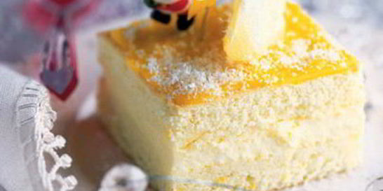 Пирожное с лимоном