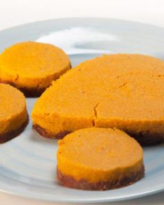 Пирожное с тыквой и бананом