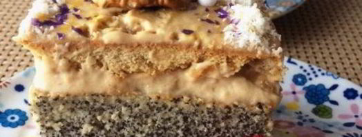 пирожные маковые с кофейным кремом. Шаг 9