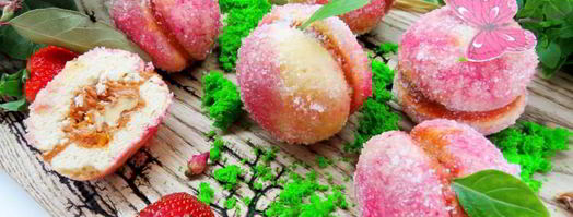 пирожные персики. Шаг 10