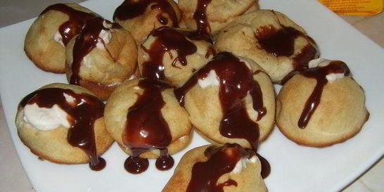 Пирожные с банановым кремом