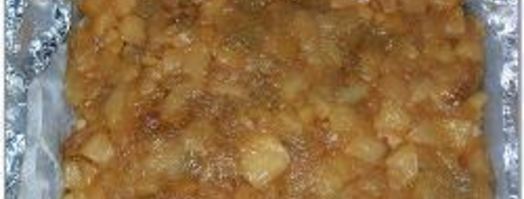 пирожные с ревенем и яблоками. Шаг 7