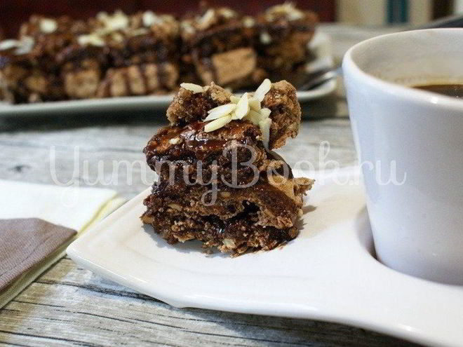 Рецепт пирожных шоколадное безе с орехами