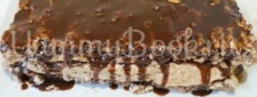 пирожные шоколадное безе с орехами. Шаг 12