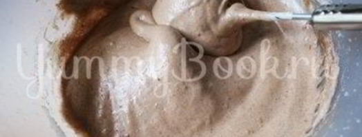 пирожные шоколадное безе с орехами. Шаг 3