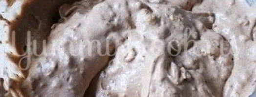 пирожные шоколадное безе с орехами. Шаг 5