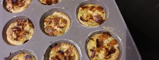 португальское пирожное натас с яблоками. Шаг 12