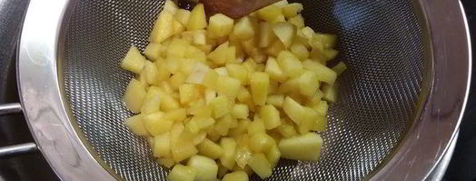 португальское пирожное натас с яблоками. Шаг 3