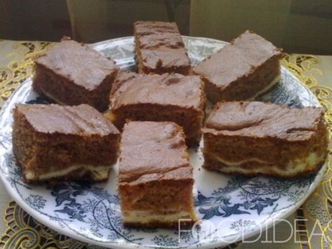 Рецепт шоколадна-творожных пирожные