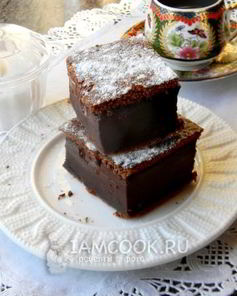 Шоколадное пирожное