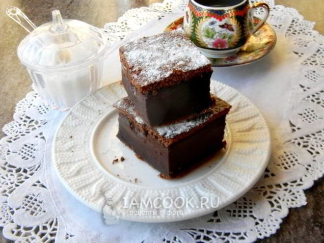 Рецепт шоколадного пирожного