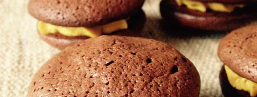 шоколадные пирожные с ореховой начинкой. Шаг 13