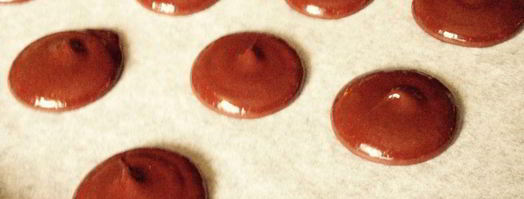 шоколадные пирожные с ореховой начинкой. Шаг 8