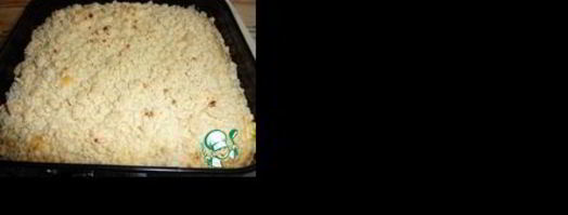 штрейзельные пирожные с творожно-пудинговой начинкой. Шаг 3