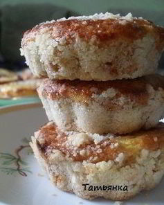 Сливово-творожные пирожные