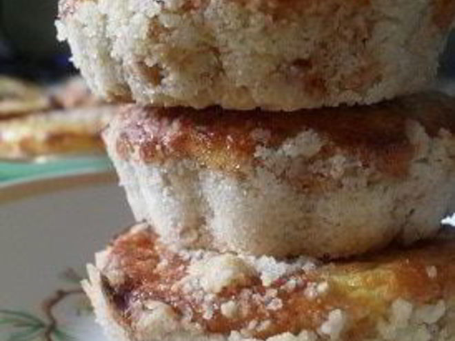 Рецепт сливова-творожных пирожные