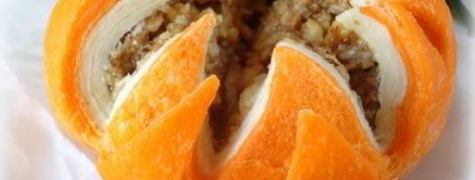 слоеное пирожное лотос. Шаг 22