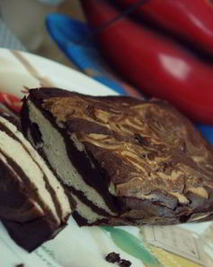 Творожно-банановый брауни