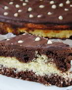 Творожно-кокосовый брауни