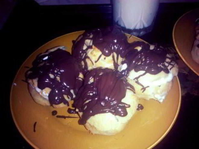 Рецепт заварного пирожного с белковым кремом