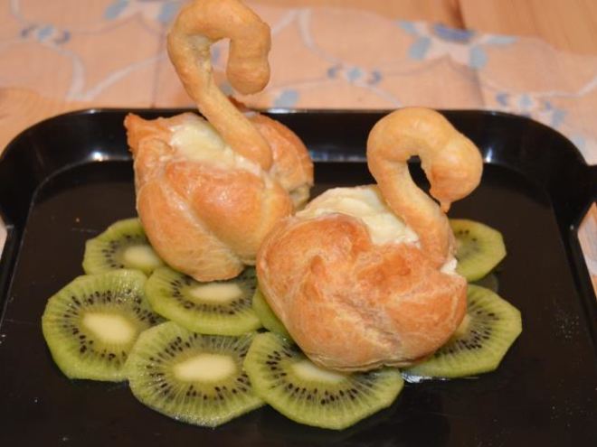 Рецепт заварных пирожных лебединая верность