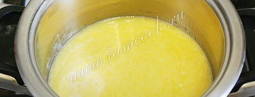 заварные пирожные с кремом из сгущенного молока. Шаг 3