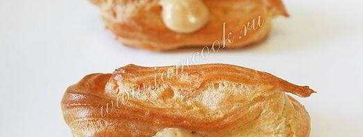 заварные пирожные с кремом из сгущенного молока. Шаг 11