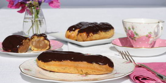 Заварные пирожные с заварным кремом