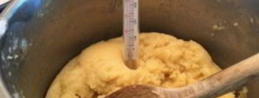 заварные пирожные с заварным кремом. Шаг 2