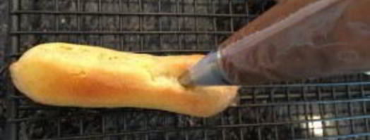 заварные пирожные с заварным кремом. Шаг 18