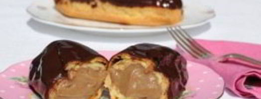 заварные пирожные с заварным кремом. Шаг 20