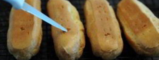 заварные пирожные с заварным кремом. Шаг 9