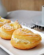 Заварные пирожные Творожное кольцо