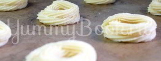 заварные пирожные творожное кольцо. Шаг 6