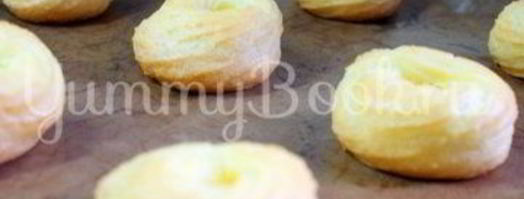 заварные пирожные творожное кольцо. Шаг 7