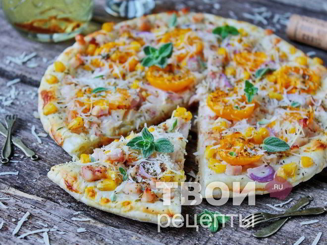 Рецепт белой пиццы