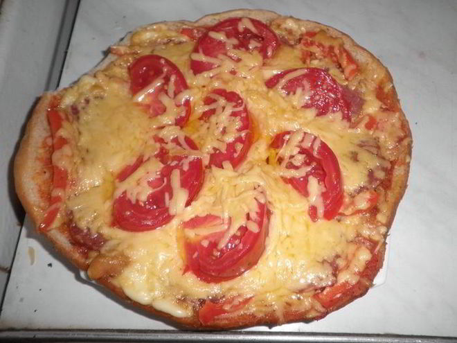 Рецепт быстрой пиццы