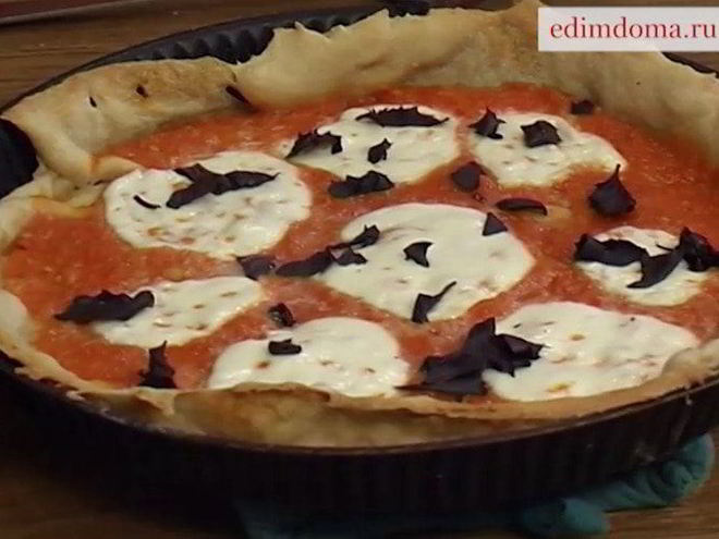 Рецепт детской пиццы маргариты