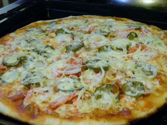 Рецепт домашней пиццы