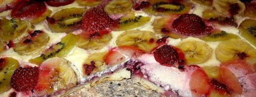 фруктово-ягодная пицца. Шаг 3