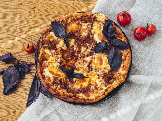 Рецепт пиццы болоньезе