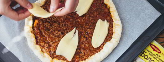 пицца болоньезе. Шаг 9