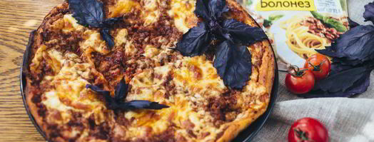 пицца болоньезе. Шаг 10