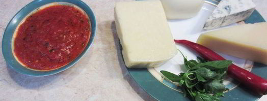 пицца четыре сыра. Шаг 12