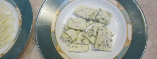 пицца четыре сыра. Шаг 19