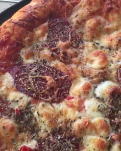 Пицца Дьябола на тонком тесте